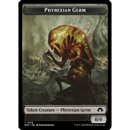 Phyrexian Germ // Whale Double-Sided Token (MH3-16 // 14) - Modern Horizons 3 Foil