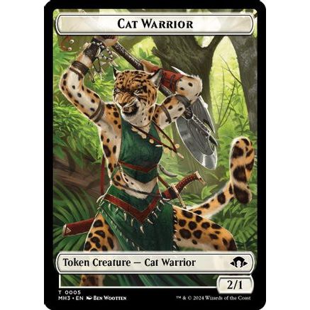Cat Warrior Token (MH3-005) - Modern Horizons 3