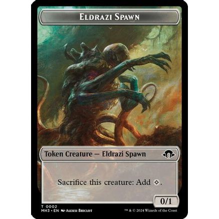 Eldrazi Spawn // Energy Reserve Double-Sided Token (MH3-2 // 36) - Modern Horizons 3