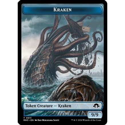 Kraken // Energy Reserve Double-Sided Token (MH3-11 // 36) - Modern Horizons 3