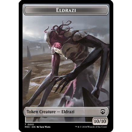 Eldrazi (Ripple Foil) // Spirit Double-Sided Token (M3C-1 // 5) - Modern Horizons 3 Commander Foil