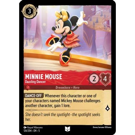 Minnie Mouse - Dazzling Dancer (126/204) - Shimmering Skies Cold Foil