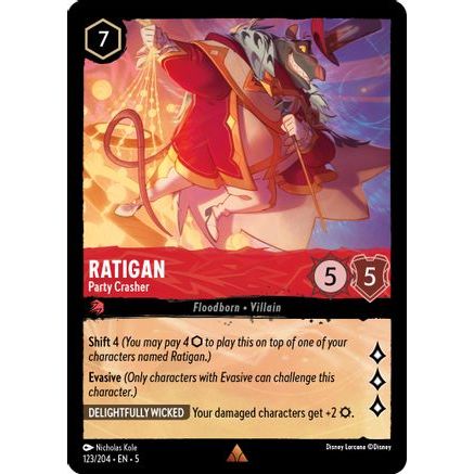 Ratigan - Party Crasher (123/204) - Shimmering Skies Cold Foil