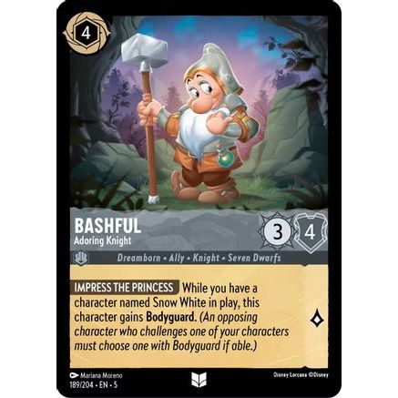 Bashful - Adoring Knight (189/204) - Shimmering Skies Cold Foil