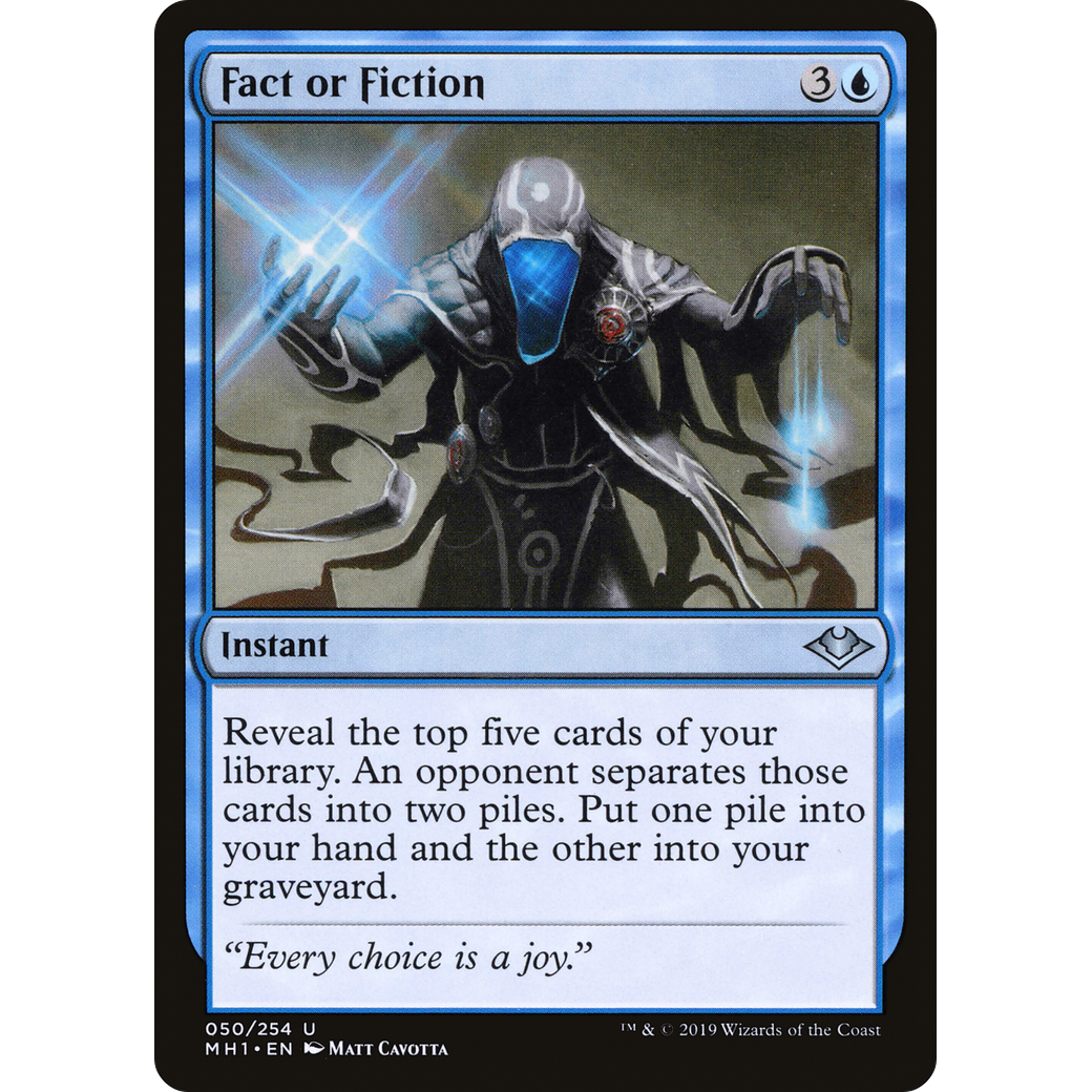 Fact or Fiction (MH1-050) - Modern Horizons Foil