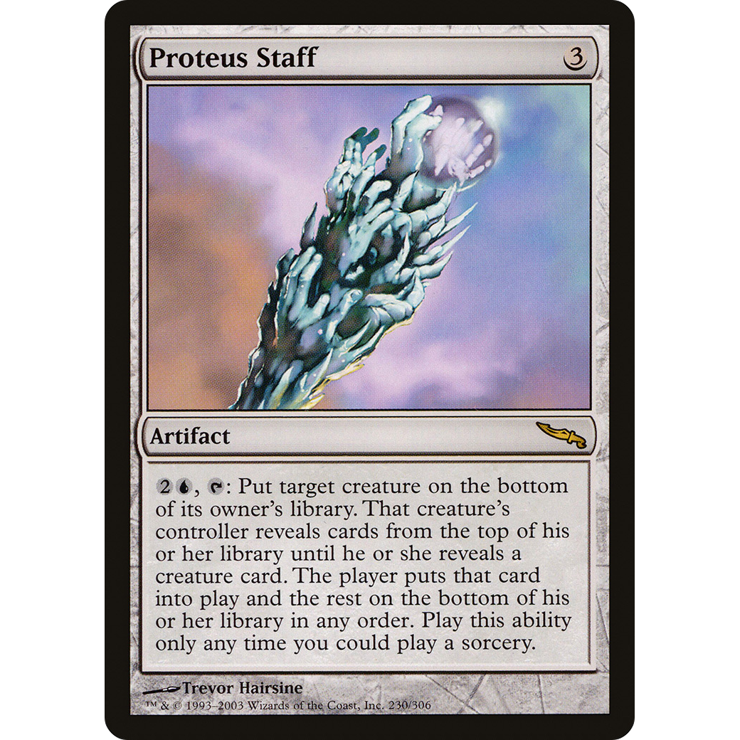 Proteus Staff (MRD-230) - Mirrodin Foil