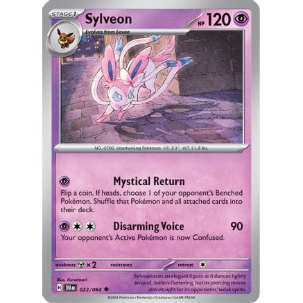 Sylveon 22 - SV Shrouded Fable Reverse Holofoil