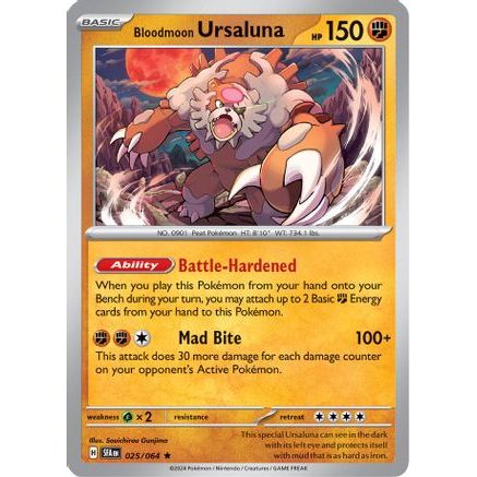 Bloodmoon Ursaluna 25 - SV Shrouded Fable Reverse Holofoil