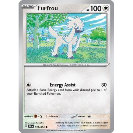Furfrou 51 - SV Shrouded Fable Reverse Holofoil