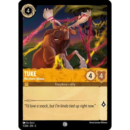 Tuke - Northern Moose (7/204) - Shimmering Skies Cold Foil