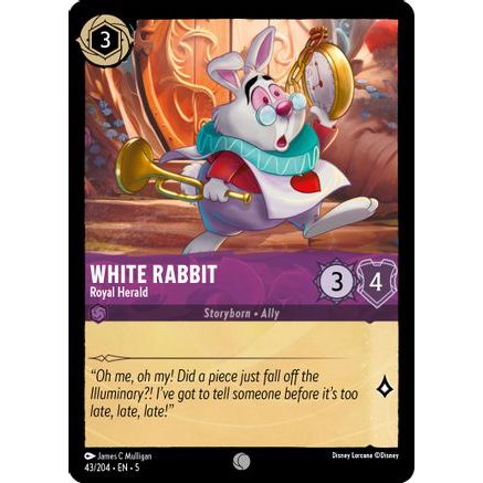 White Rabbit - Royal Herald (43/204) - Shimmering Skies Cold Foil