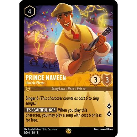 Prince Naveen - Ukulele Player (3/204) - Shimmering Skies