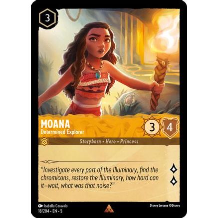 Moana - Determined Explorer (18/204) - Shimmering Skies