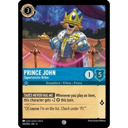 Prince John - Opportunistic Briber (141/204) - Shimmering Skies