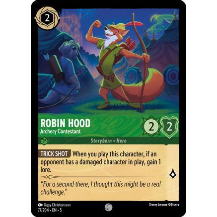 Robin Hood - Archery Contestant (77/204) - Shimmering Skies Cold Foil
