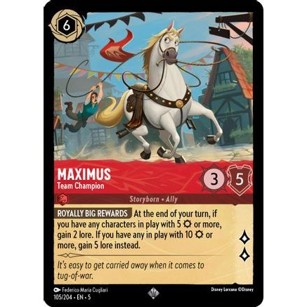 Maximus - Team Champion (105/204) - Shimmering Skies Cold Foil