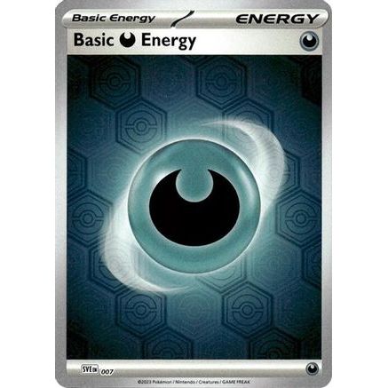 Basic Darkness Energy (Reverse Holofoil) 7 - SV Shrouded Fable Reverse Holofoil