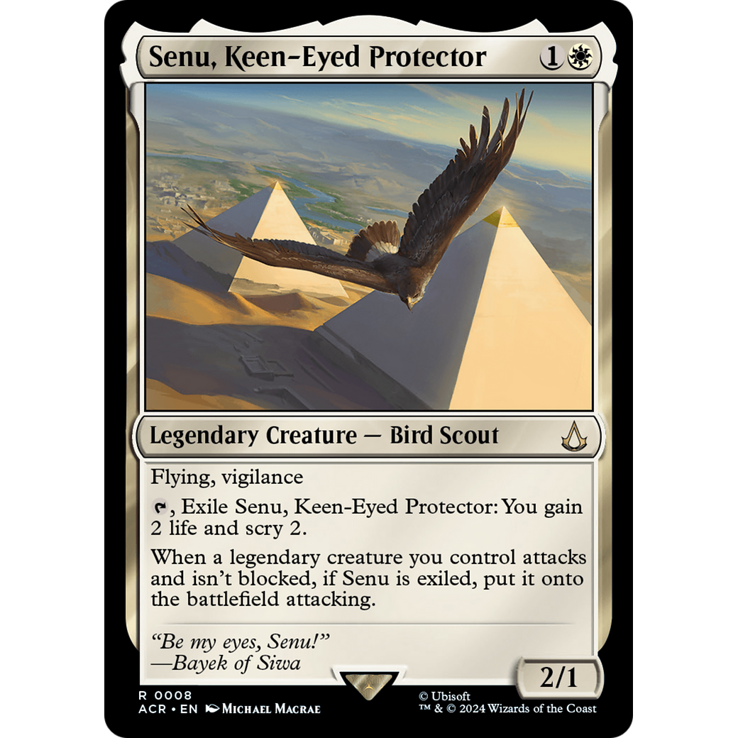 Senu, Keen-Eyed Protector (ACR-008) - Assassin's Creed Foil