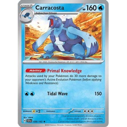Carracosta 38 - SV07 Stellar Crown Holofoil