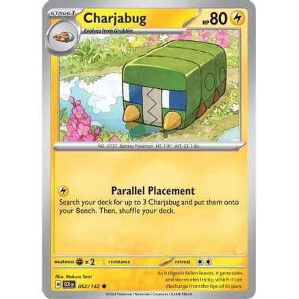 Charjabug 52 - SV07 Stellar Crown Reverse Holofoil