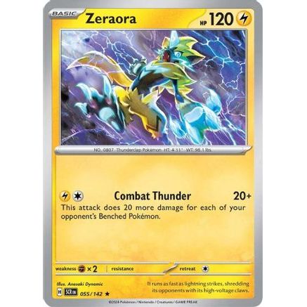 Zeraora - 055/142 55 - SV07 Stellar Crown Holofoil