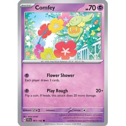 Comfey 63 - SV07 Stellar Crown Reverse Holofoil