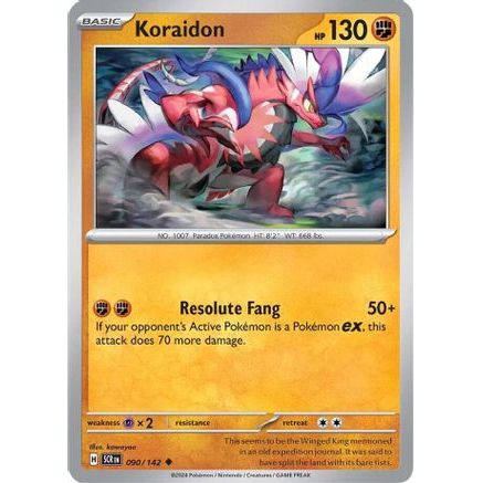 Koraidon 90 - SV07 Stellar Crown Reverse Holofoil