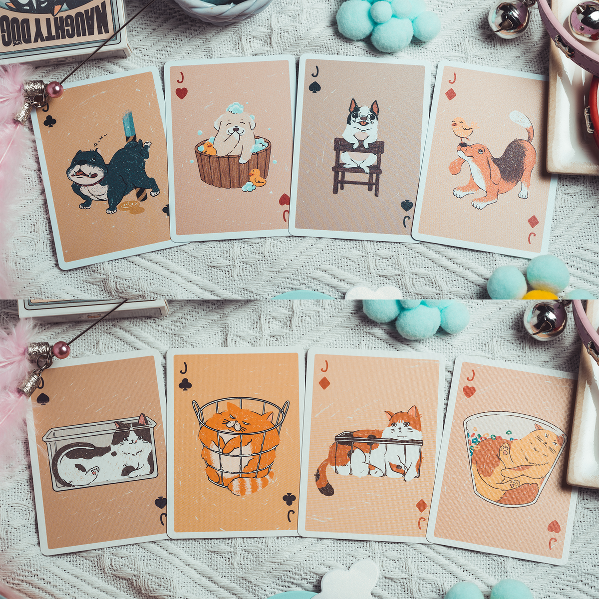 Naughty Dog & Liquid Cat Playing Cards: Liquid Cat