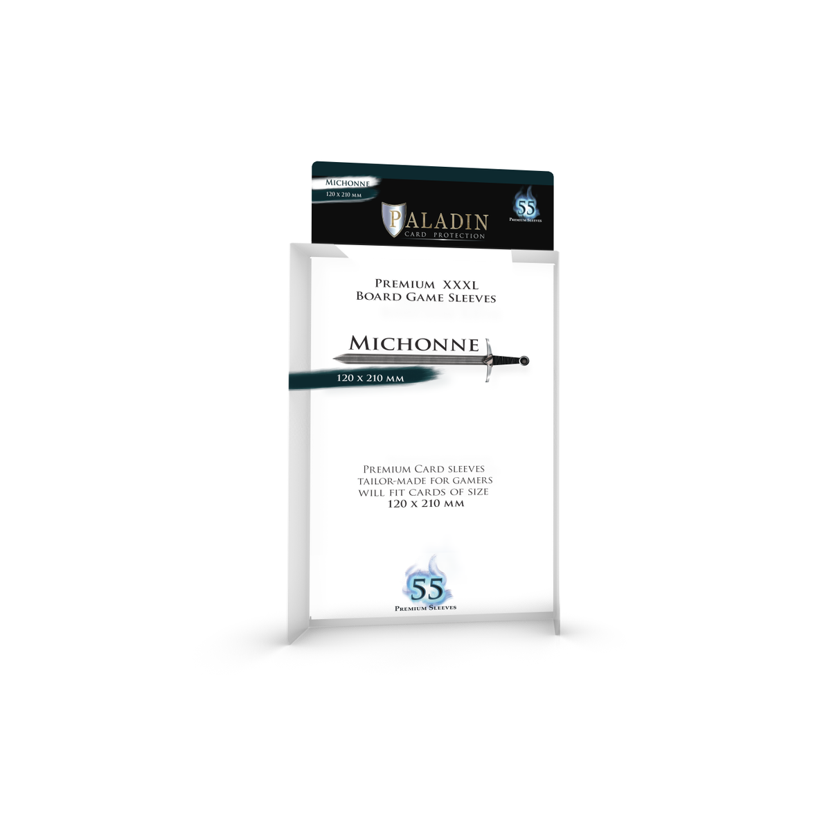 Paladin Card Protectors - Clear Gloss Ultra Large Sizes: Nightingale – 127x153mm