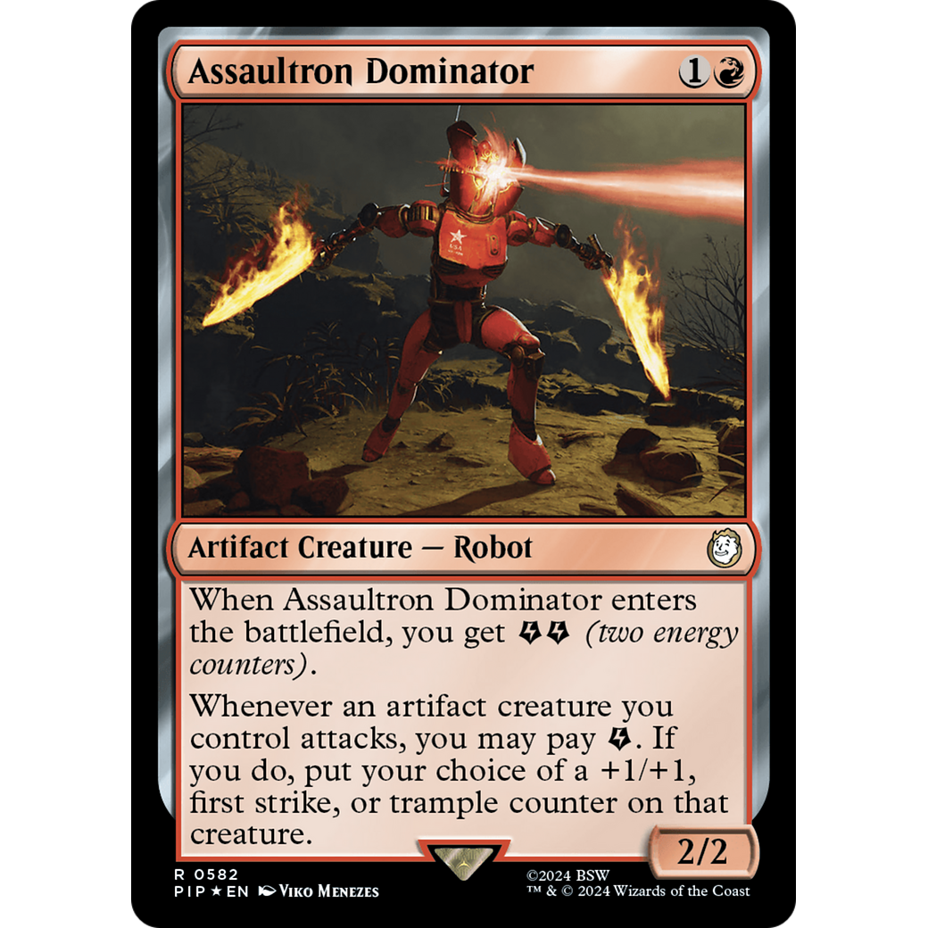 Assaultron Dominator (PIP-582) - Fallout Foil