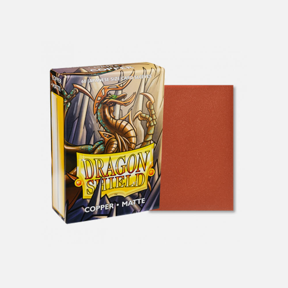 Dragon Shield: Copper Matte Japanese Size 60ct Sleeves
