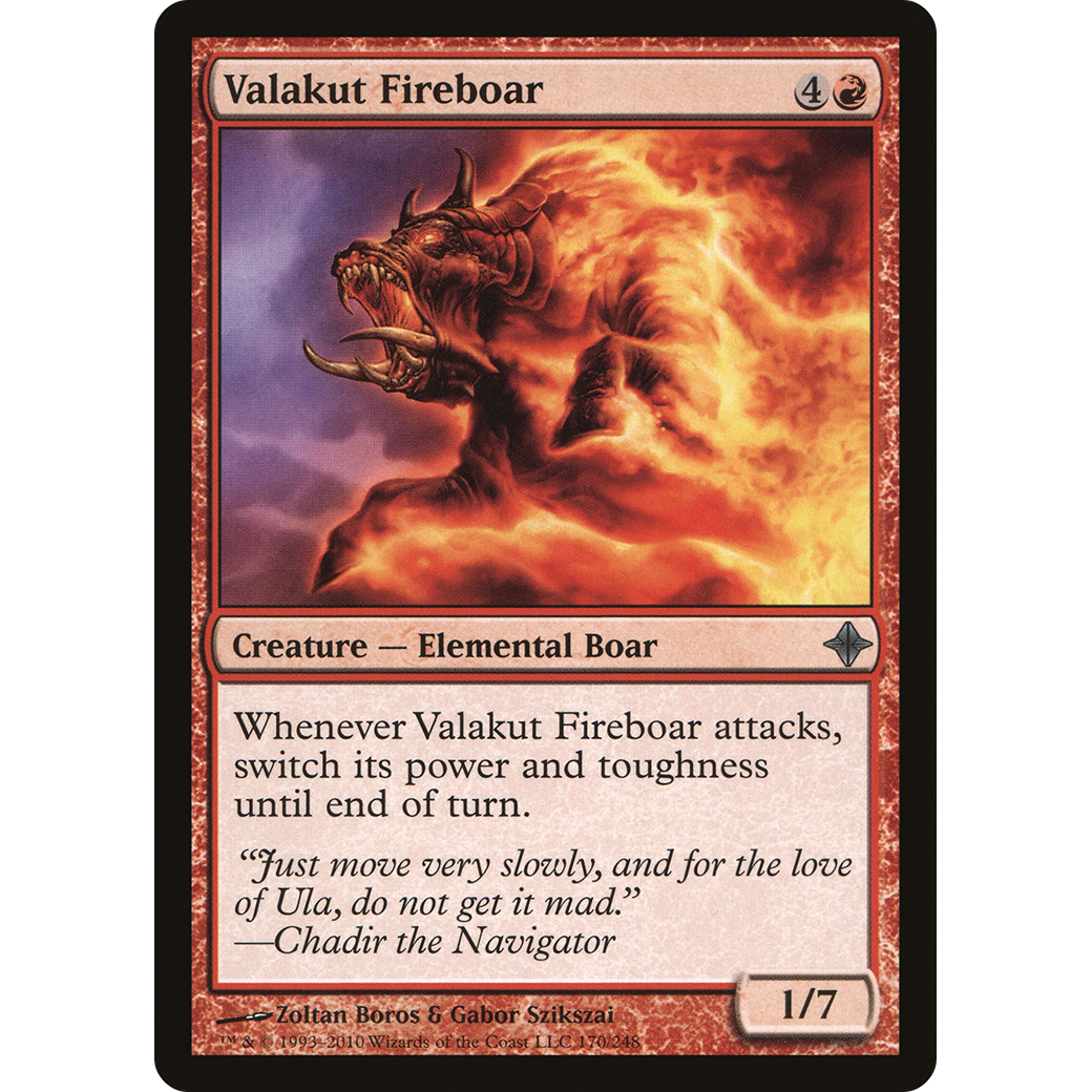 Valakut Fireboar (ROE-170) - Rise of the Eldrazi Foil
