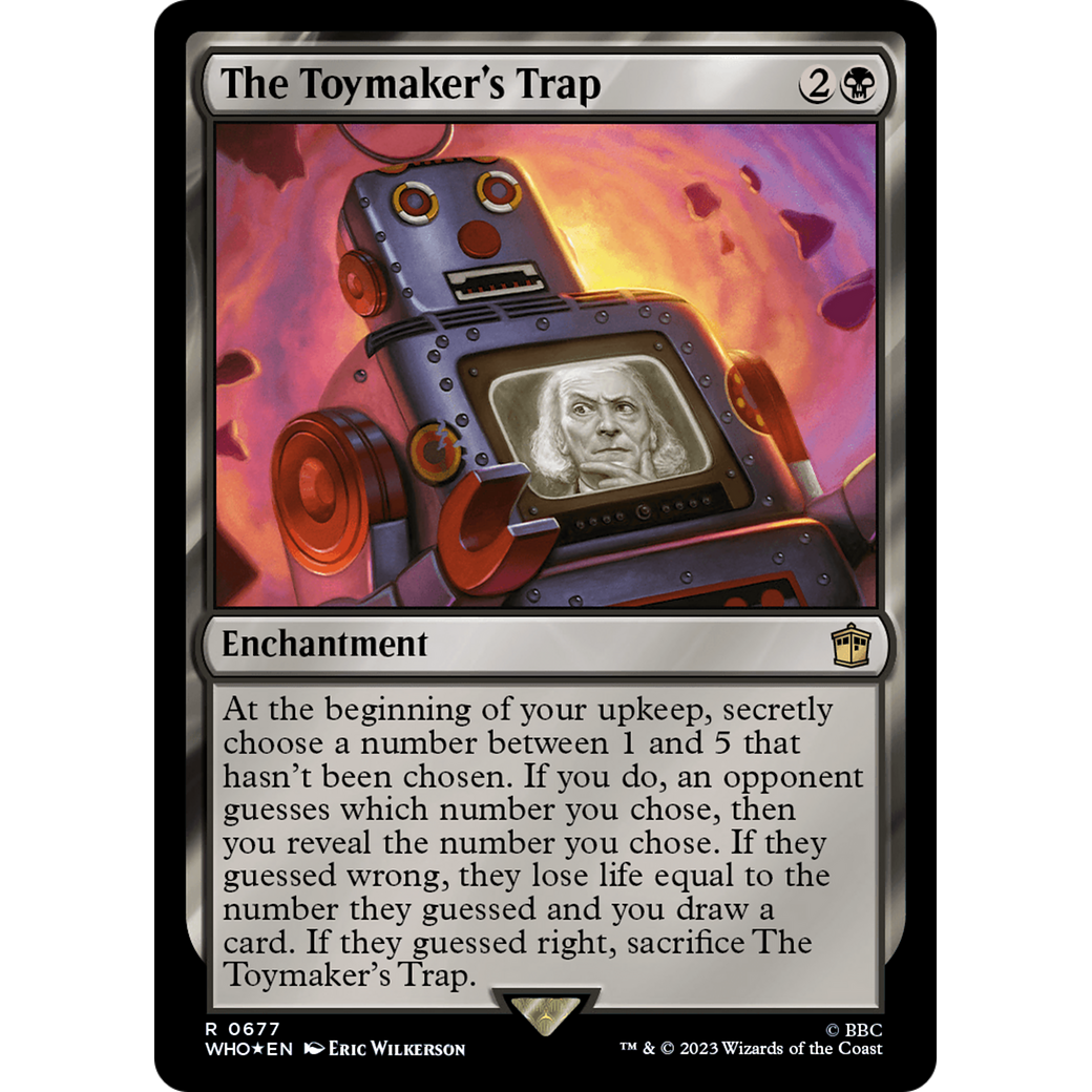 The Toymaker's Trap (Surge Foil) (WHO-677) - Doctor Who Foil