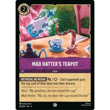 Mad Hatter's Teapot (66/204) - Azurite Sea Cold Foil