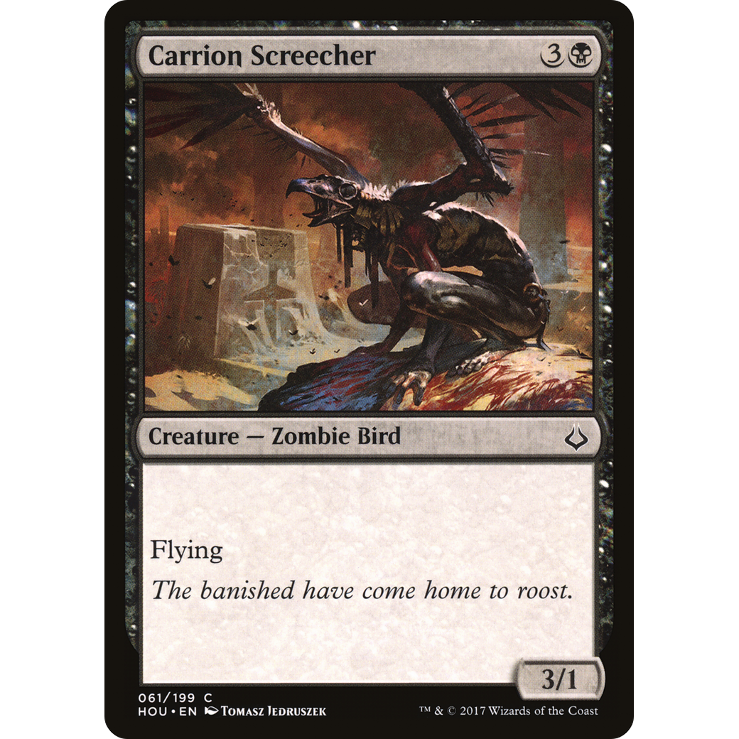 Carrion Screecher (HOU-061) - Hour of Devastation Foil