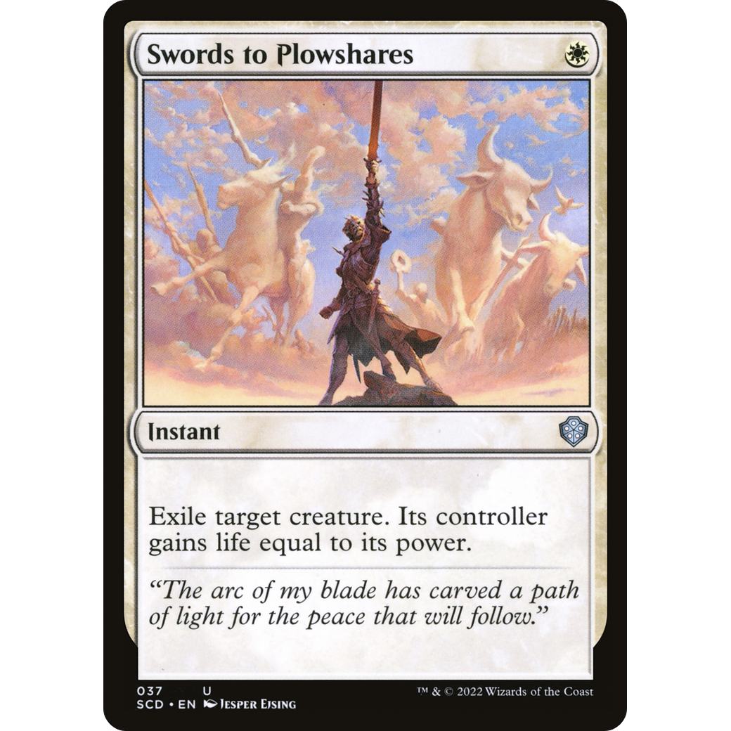Swords to Plowshares (SCD-037) - Starter Commander Decks