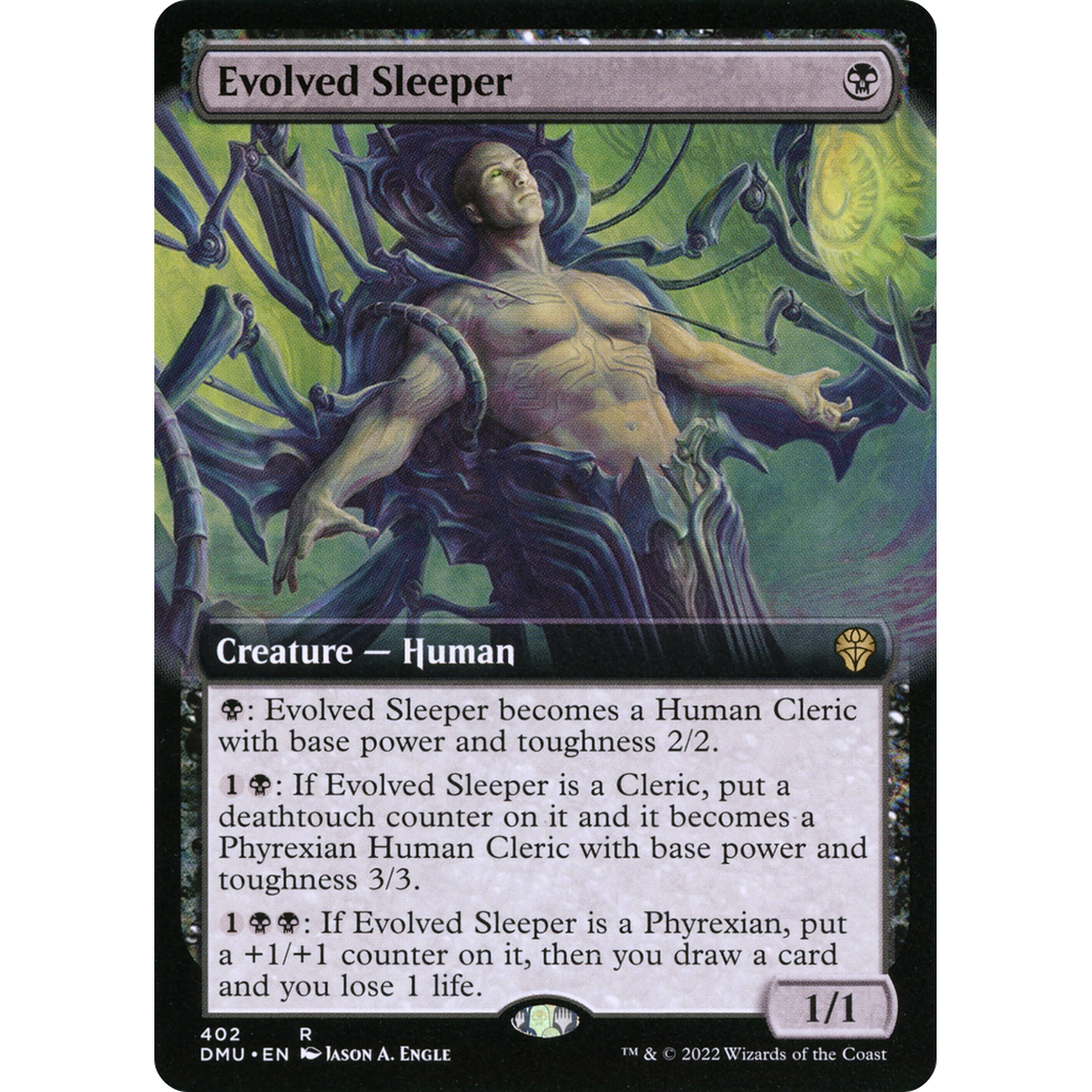 Evolved Sleeper (Extended Art) (DMU-402) - Dominaria United: (Extended Art) Foil