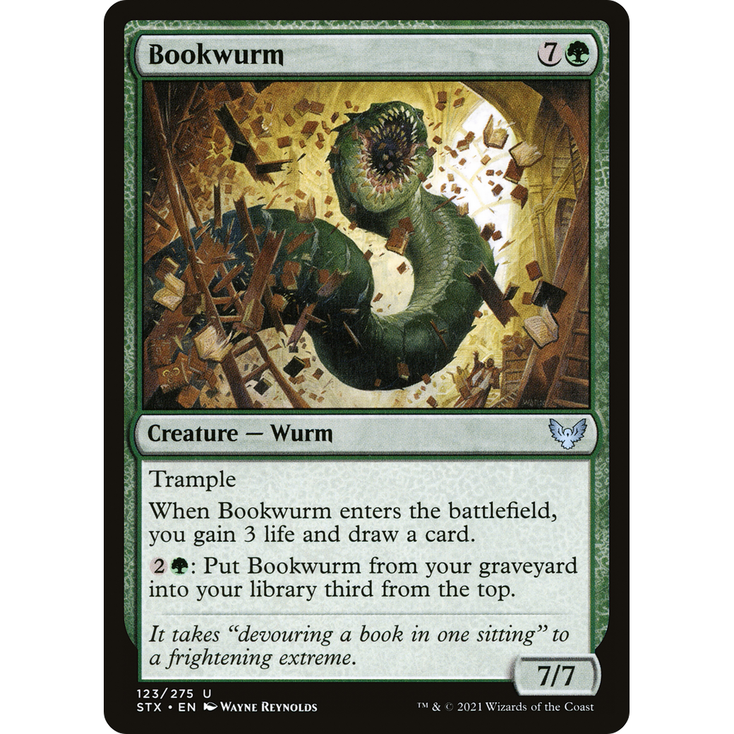 Bookwurm (STX-123) - Strixhaven: School of Mages Foil