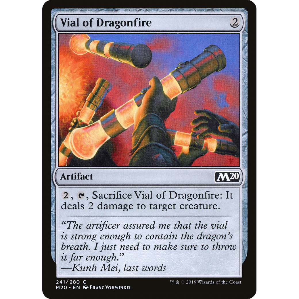 Vial of Dragonfire (M20-241) - Core Set 2020 Foil
