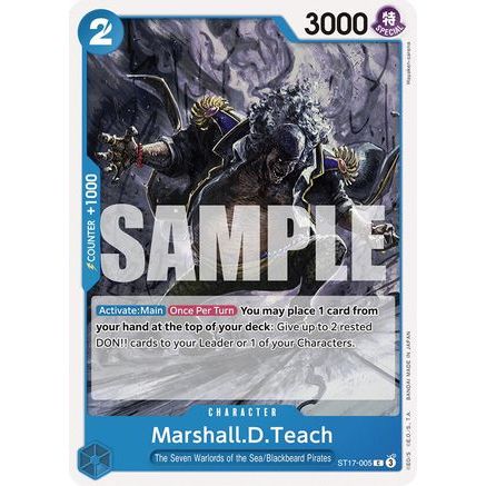 Marshall.D.Teach (ST17-005) - Starter Deck 17: BLUE Donquixote Doflamingo