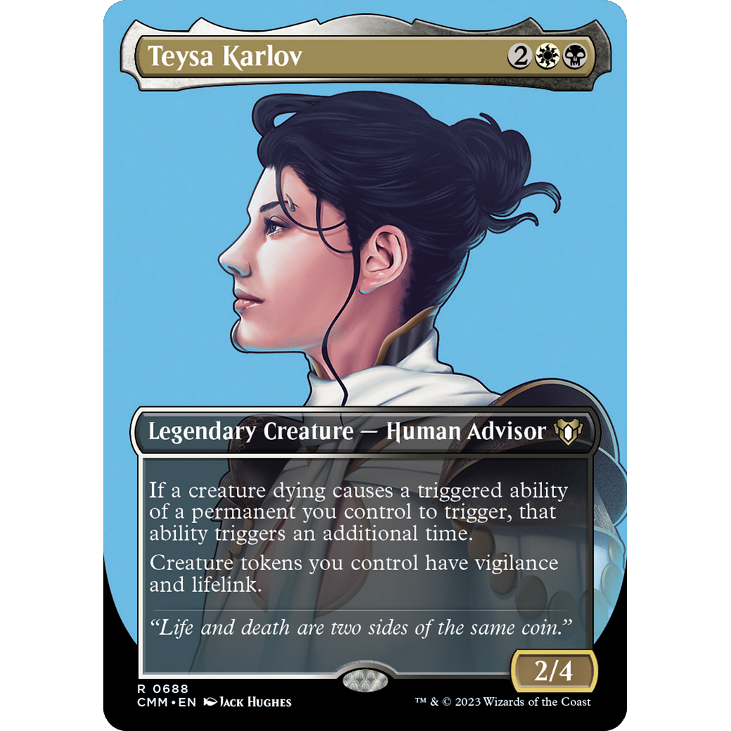 Teysa Karlov (CMM-688) - Commander Masters (Borderless) Foil