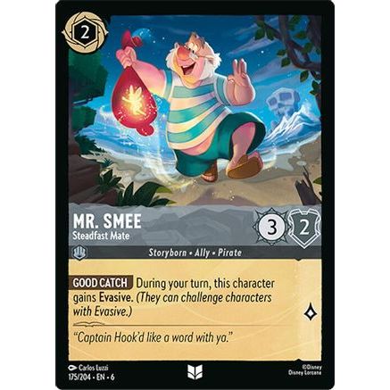 Mr. Smee - Steadfast Mate (175/204) - Azurite Sea Cold Foil