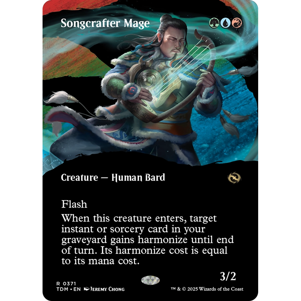 Songcrafter Mage (TDM-371) - Tarkir: Dragonstorm: (Showcase) (Borderless)