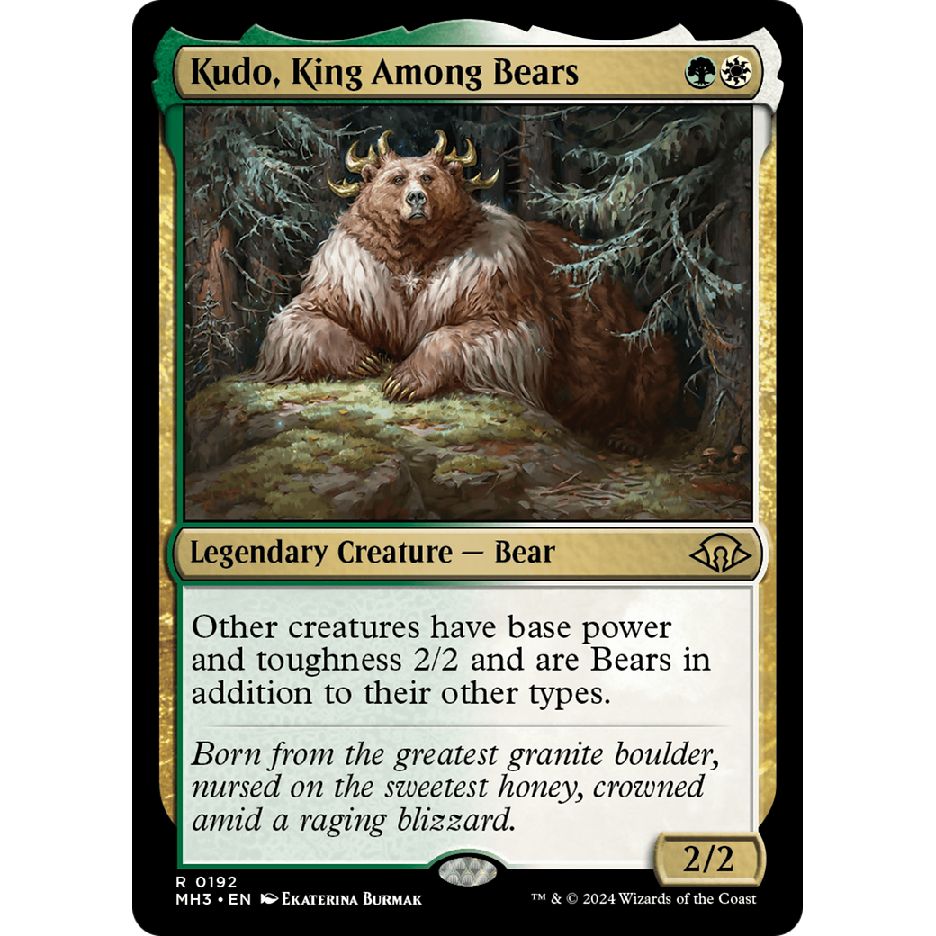 Kudo, King Among Bears (MH3-192) - Modern Horizons 3