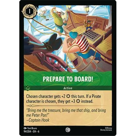 Prepare to Board! (94/204) - Azurite Sea Cold Foil