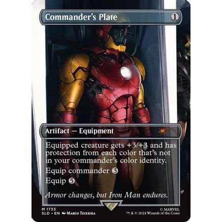 Commander's Plate (1733) (Rainbow Foil) (SLD-1733) - Secret Lair Drop Series Foil