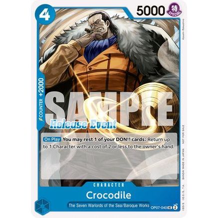 Crocodile (ST15 - ST20 Release Event Pack) (OP07-040) - One Piece Promotion Cards