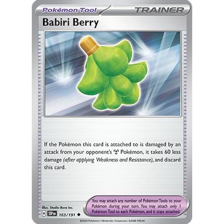 Babiri Berry 163 - SV08 Surging Sparks Reverse Holofoil