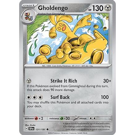 Gholdengo 131 - SV08 Surging Sparks Reverse Holofoil