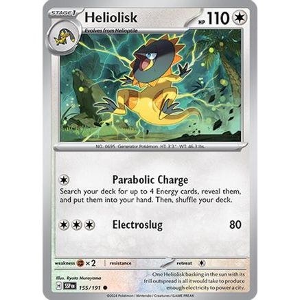 Heliolisk 155 - SV08 Surging Sparks Reverse Holofoil